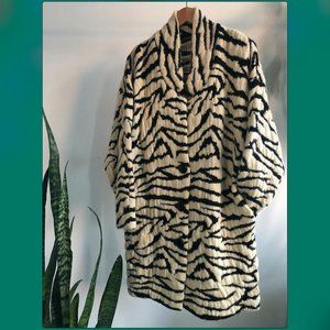 VINTAGE ZEBRA PRINT COAT